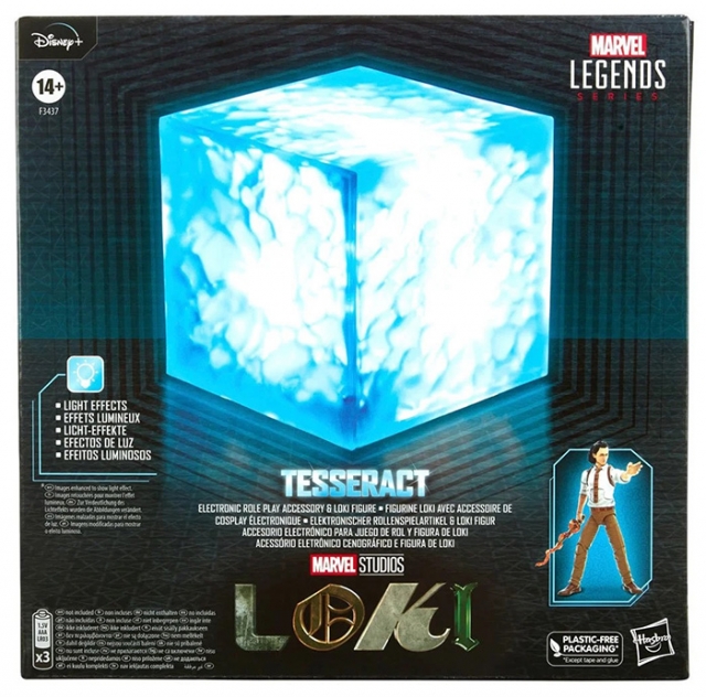 Tesseract Electronic Role Play Accessory and Loki | Marvel Legends