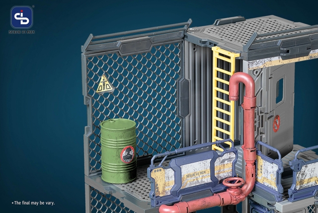 SIB-08 Outpost Diorama Building Set | Scene in Box | Fresh Retro