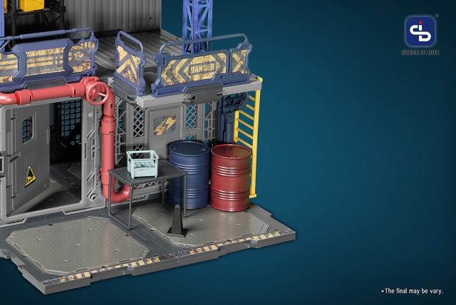 SIB-09 Bazaar Diorama Building Set | Scene in Box | Fresh Retro