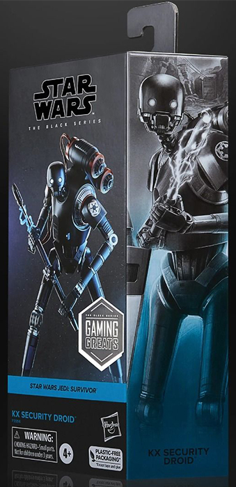 KX Security Droid 6-inch Scale | Star Wars Jedi: Survivor | Star Wars The Black Series Gaming Greats