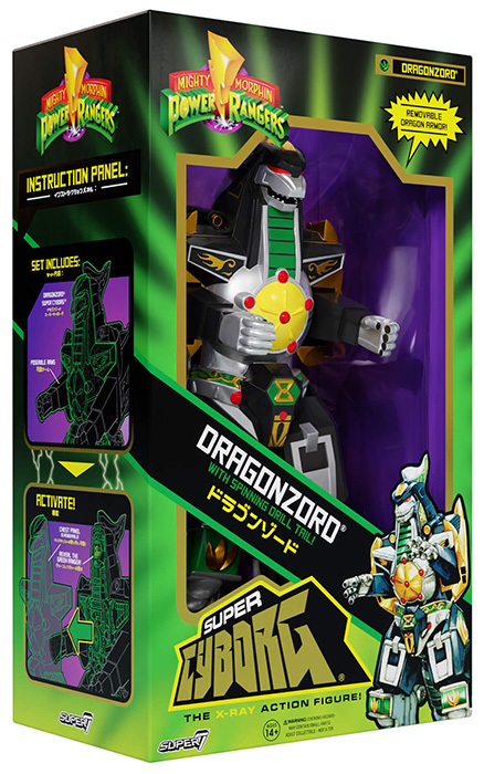 Dragonzord Full Color Super Cyborg | Mighty Morphin Power Rangers | Super7