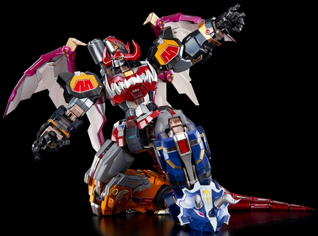 Dino Megazord Go! Kara Kuri Combine | Mighty Morphin Power Rangers | Flame Toys