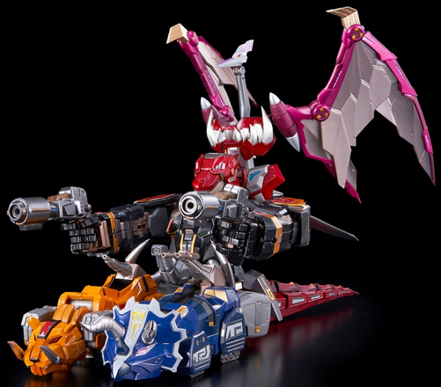 Dino Megazord Go! Kara Kuri Combine | Mighty Morphin Power Rangers | Flame Toys