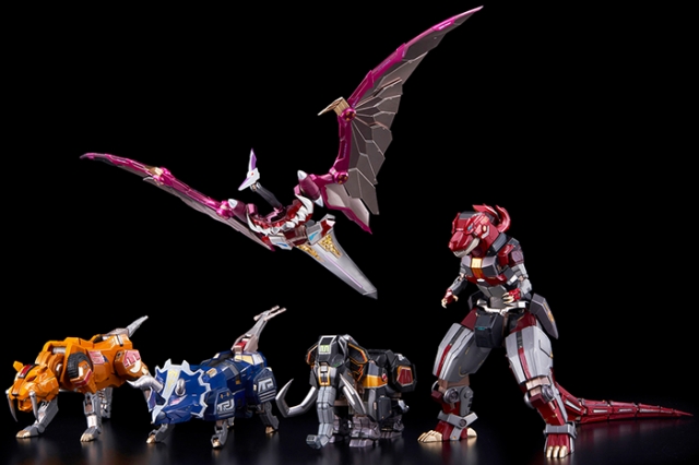Dino Megazord Go! Kara Kuri Combine | Mighty Morphin Power Rangers | Flame Toys