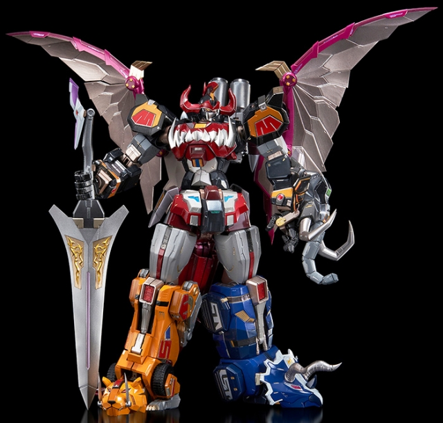 Dino Megazord Go! Kara Kuri Combine | Mighty Morphin Power Rangers | Flame Toys