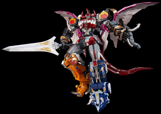 Dino Megazord Go! Kara Kuri Combine | Mighty Morphin Power Rangers | Flame Toys