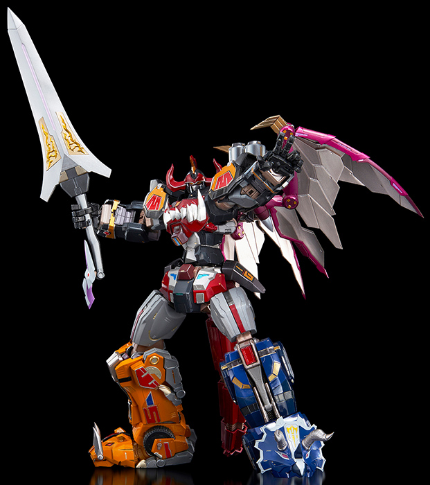Dino Megazord Go! Kara Kuri Combine | Mighty Morphin Power Rangers | Flame Toys