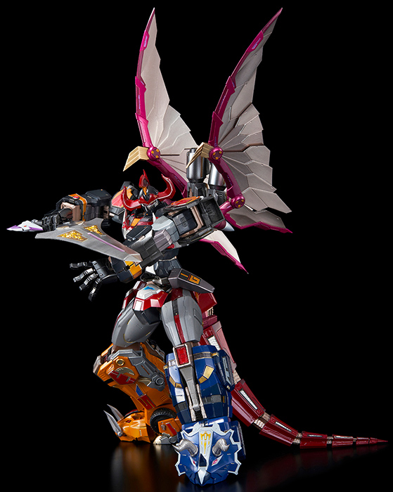 Dino Megazord Go! Kara Kuri Combine | Mighty Morphin Power Rangers | Flame Toys