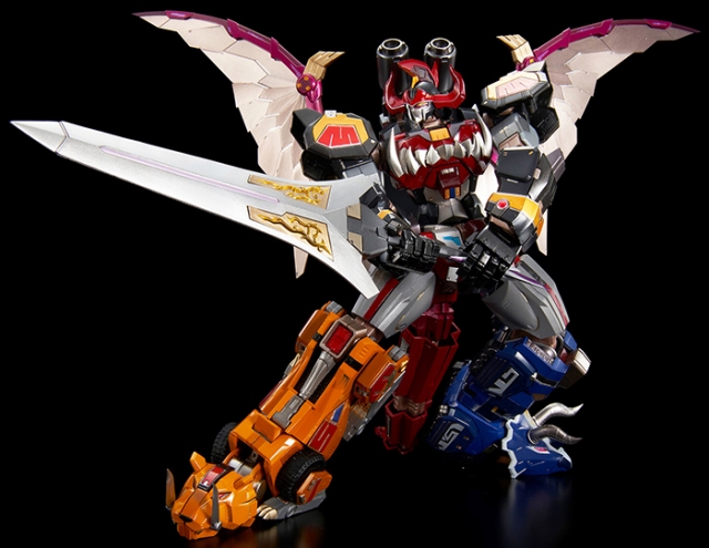 Dino Megazord Go! Kara Kuri Combine | Mighty Morphin Power Rangers | Flame Toys