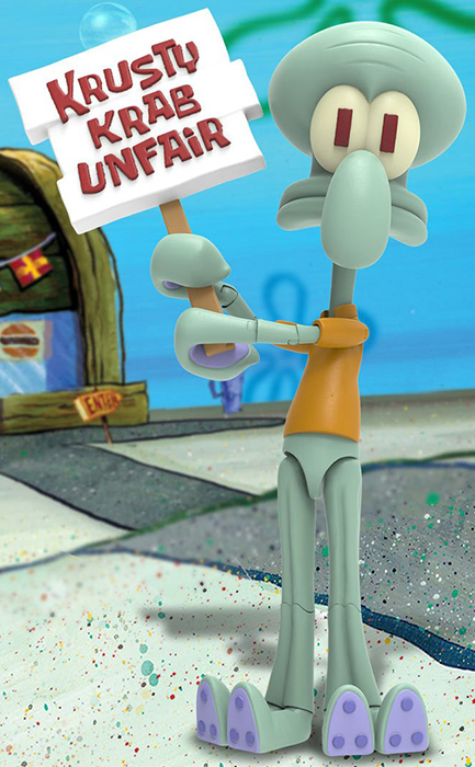 Squidward Tentacles 7-inch Scale | SpongeBob SquarePants Ultimates | Super7