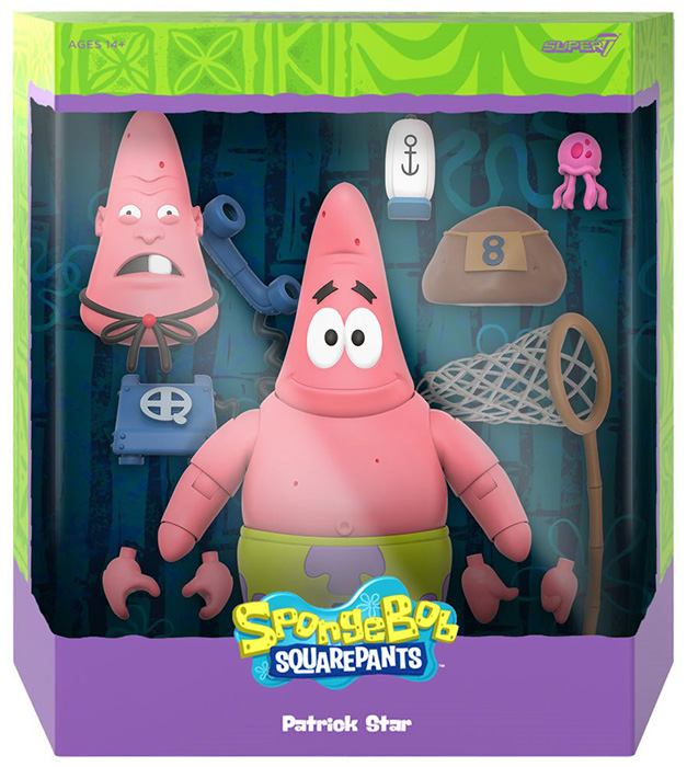 Patrick Star 7-inch Scale | SpongeBob SquarePants Ultimates | Super7