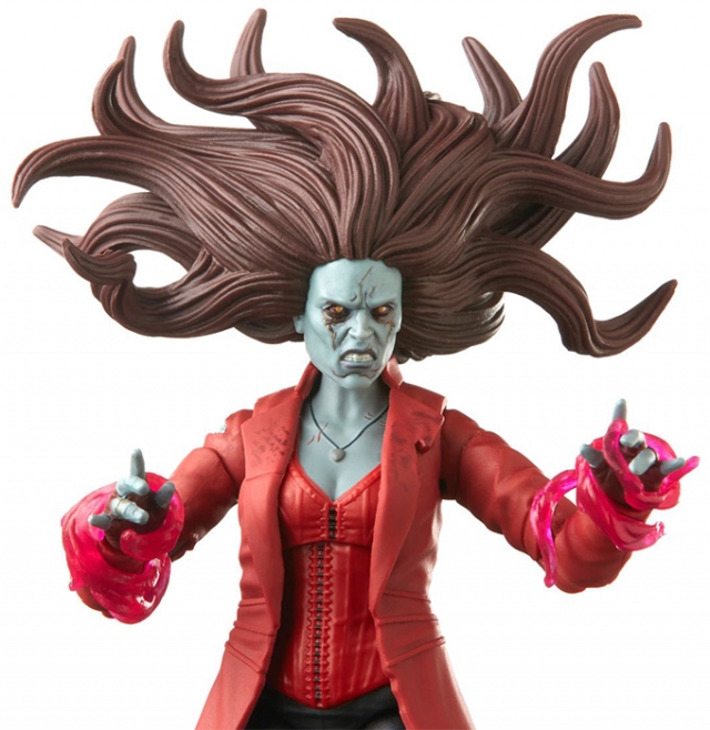 Zombie Scarlet Witch Khonshu BAF | What If...? | Marvel Legends