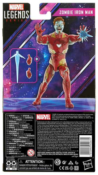 Zombie Iron Man Khonshu BAF | What If...? | Marvel Legends