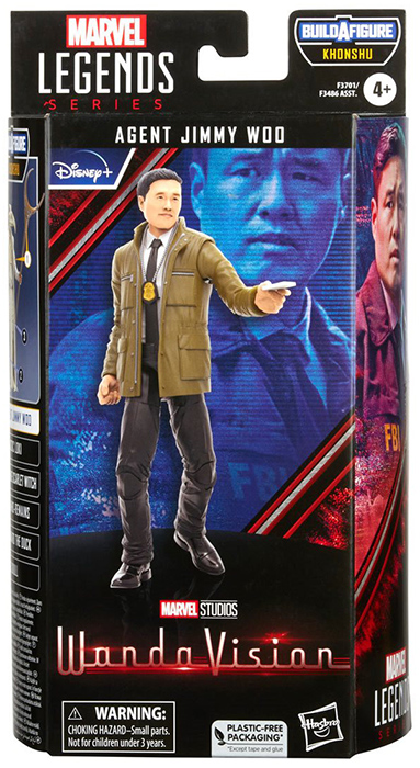 Agent Jimmy Woo Khonshu BAF | WandaVision | Marvel Legends