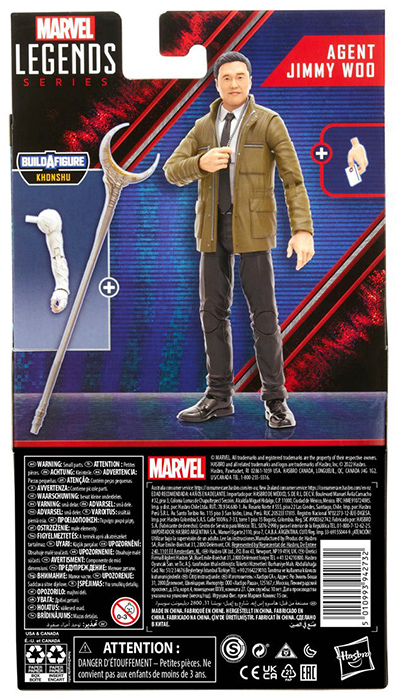 Agent Jimmy Woo Khonshu BAF | WandaVision | Marvel Legends