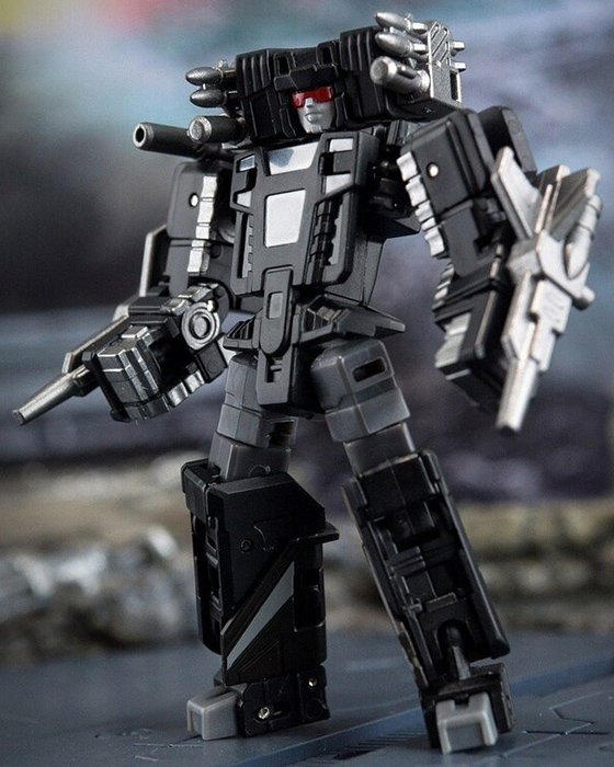 Sword Dancer DW-E07B Traveler Plane and DW-E08B Patriot Tank Set of 2 Black and Silver Version | Dr. Wu
