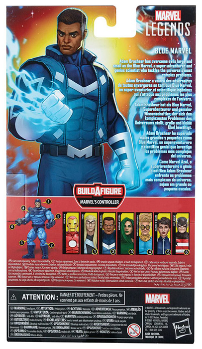 Blue Marvel Classic Controller BAF | Marvel Legends