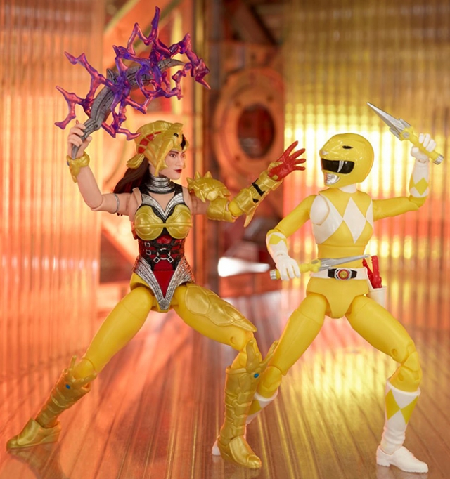 Yellow Ranger Vs. Scorpina Battle Pack Lightning Collection | Mighty Morphin Power Rangers | Hasbro 