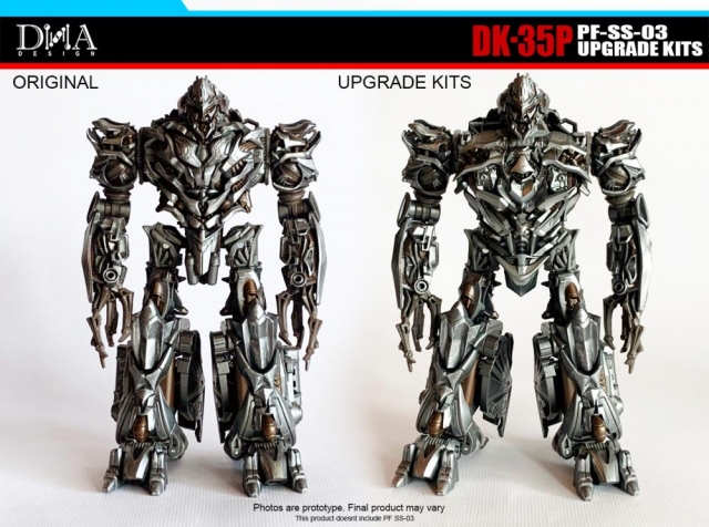 DK-35P Upgrade Kit for Transformers Studio Series Premium Finish SS-03 Megatron | Dna Design | Upgrade Kit