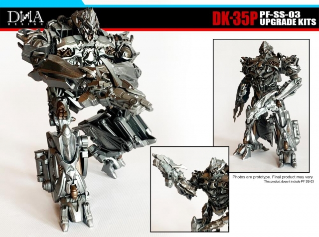DK-35P Upgrade Kit for Transformers Studio Series Premium Finish SS-03 Megatron | Dna Design | Upgrade Kit