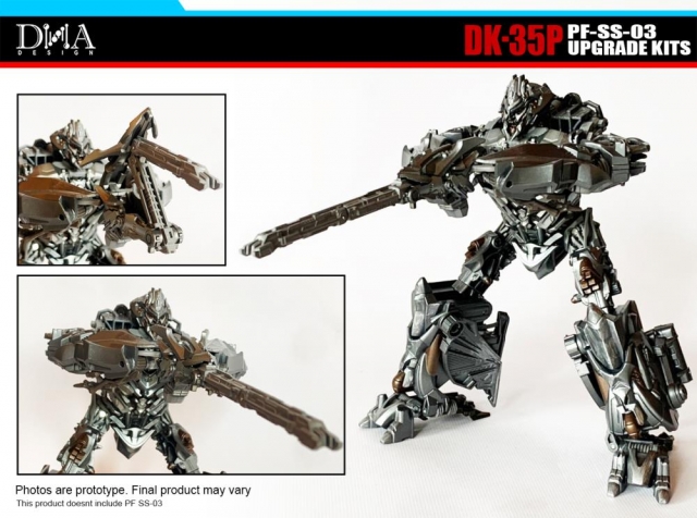 DK-35P Upgrade Kit for Transformers Studio Series Premium Finish SS-03 Megatron | Dna Design | Upgrade Kit