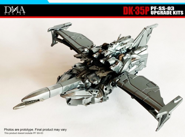 DK-35P Upgrade Kit for Transformers Studio Series Premium Finish SS-03 Megatron | Dna Design | Upgrade Kit