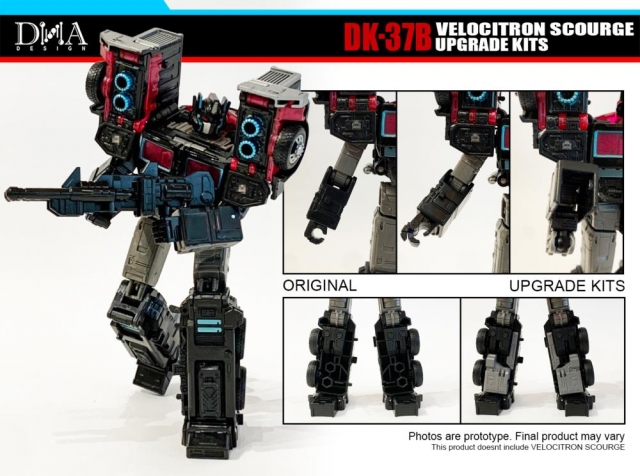 DK-37B Upgrade Kit for Transformers Legacy Laser Optimus Prime | Dna Design | Upgrade Kit