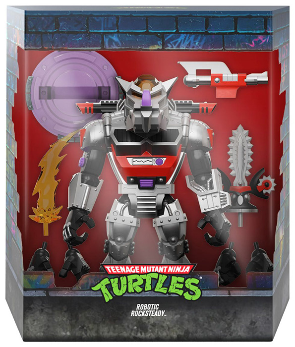 Robot Rocksteady 7-inch Scale I Teenage Mutant Ninja Turtles Ultimates I Super7