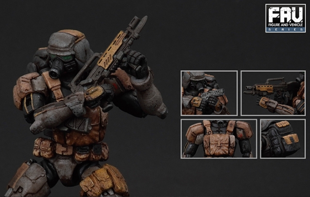 FAV-A76 Blacksand Squad Set 1:18 Scale | Acid Rain FAV