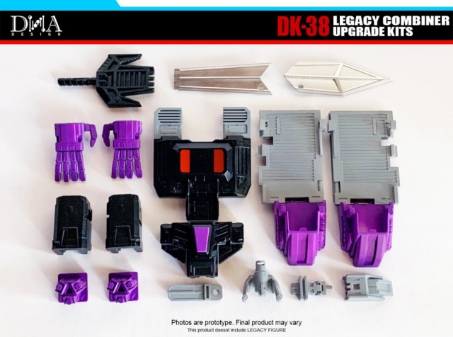 DK-38 Upgrade Kit for Transformers Legacy Motormaster and Menasor | Dna Design | Upgrade Kit
