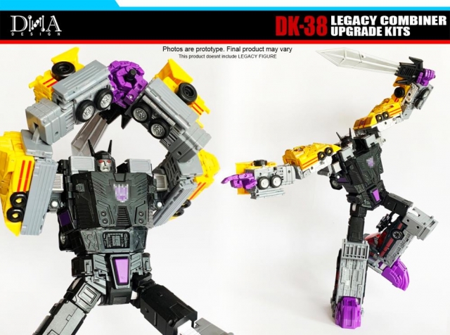 DK-38 Upgrade Kit for Transformers Legacy Motormaster and Menasor | Dna Design | Upgrade Kit