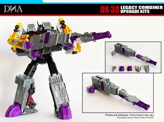 DK-38 Upgrade Kit for Transformers Legacy Motormaster and Menasor | Dna Design | Upgrade Kit