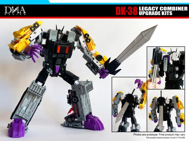 DK-38 Upgrade Kit for Transformers Legacy Motormaster and Menasor | Dna Design | Upgrade Kit