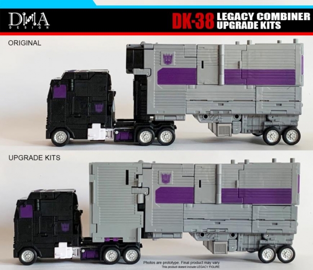 DK-38 Upgrade Kit for Transformers Legacy Motormaster and Menasor | Dna Design | Upgrade Kit