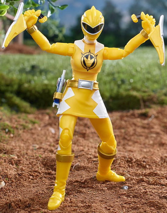 Yellow Ranger 6-inch Scale Lightning Collection | Power Rangers Dino Thunder | Hasbro