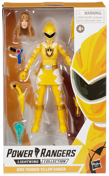 Yellow Ranger 6-inch Scale Lightning Collection | Power Rangers Dino Thunder | Hasbro