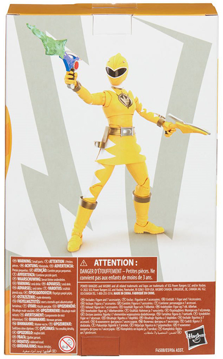 Yellow Ranger 6-inch Scale Lightning Collection | Power Rangers Dino Thunder | Hasbro