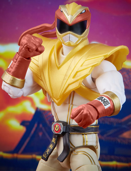 Crimson Hawk Ryu 6-inch Scale Lightning Collection | Power Rangers x Street Fighter | Hasbro