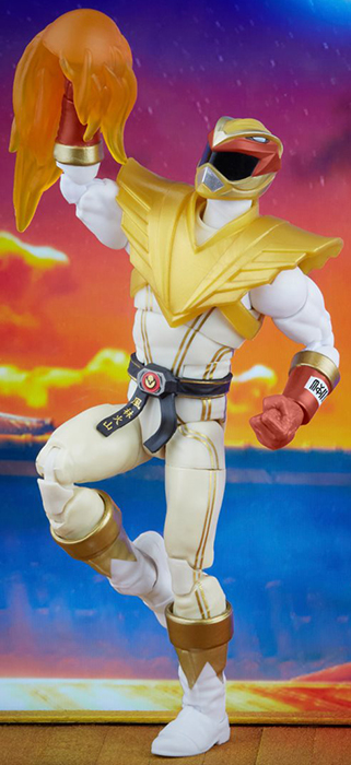 Crimson Hawk Ryu 6-inch Scale Lightning Collection | Power Rangers x Street Fighter | Hasbro
