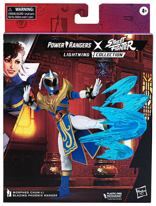 Blazing Phoenix Chun-Li 6-inch Scale Lightning Collection | Power Rangers x Street Fighter | Hasbro