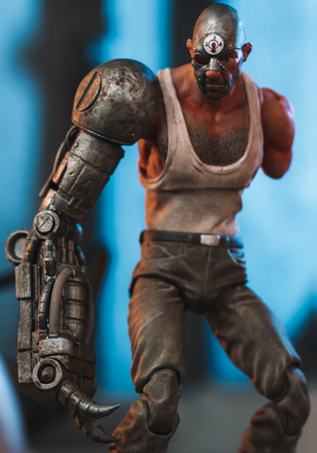 Mean Machine Angel 1/18 Scale Exquisite Mini | 2000 A.D. Judge Dredd | Hiya Toys