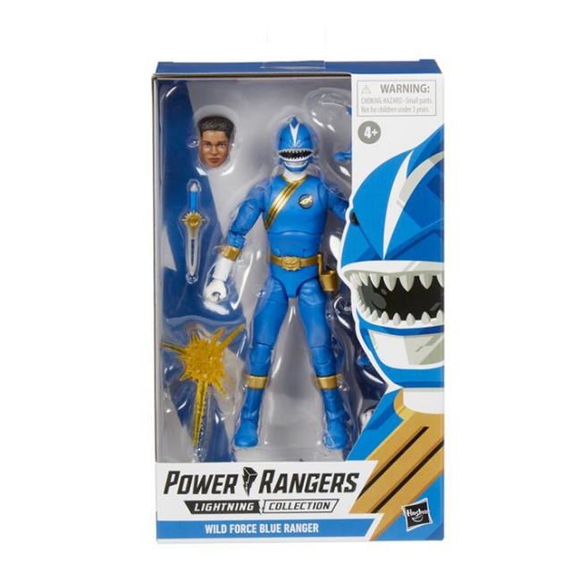 Blue Ranger 6-inch Scale Lightning Collection | Power Rangers Wild Force | Hasbro