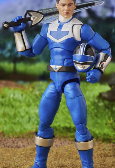 Blue Ranger and Vector Cycle Set Deluxe Lightning Collection | Power Rangers Time Force | Hasbro