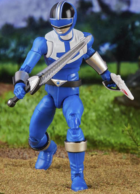 Blue Ranger and Vector Cycle Set Deluxe Lightning Collection | Power Rangers Time Force | Hasbro