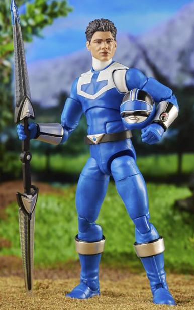 Blue Ranger and Vector Cycle Set Deluxe Lightning Collection | Power Rangers Time Force | Hasbro