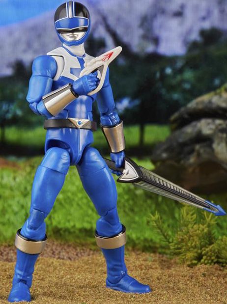 Blue Ranger and Vector Cycle Set Deluxe Lightning Collection | Power Rangers Time Force | Hasbro