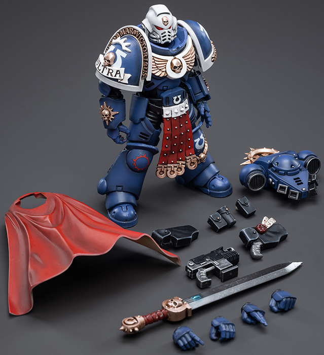 Ultramarines Primaris Captain 1/18 Scale | Warhammer 40K | Joy Toy