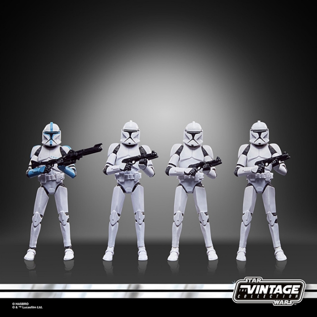 Phase I Clone Trooper 4 Pack | Star Wars: The Clone Wars | Star Wars The Vintage Collection