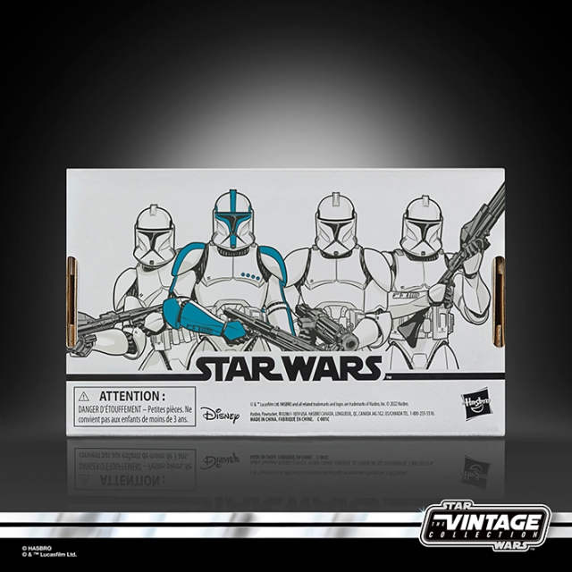 Phase I Clone Trooper 4 Pack | Star Wars: The Clone Wars | Star Wars The Vintage Collection