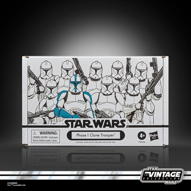Phase I Clone Trooper 4 Pack | Star Wars: The Clone Wars | Star Wars The Vintage Collection